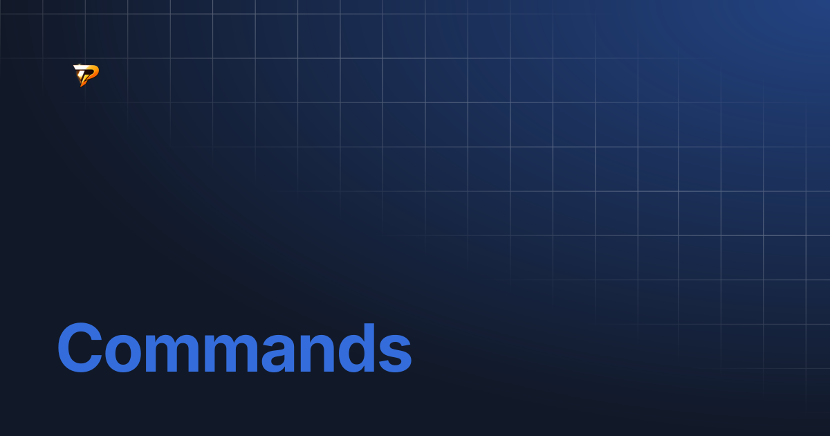Commands | Pulsar